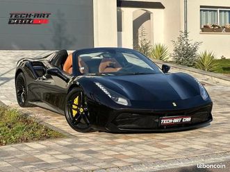 ferrari 488 spider 3.9l v8 t 670 ch / garantie power jusqu'au 05/2026 pas de malus ecologique