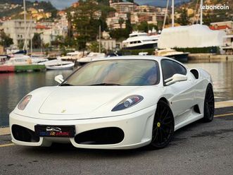 ferrari f430 4.3 v8 490ch f1 60eme anniversaire*capristo*bianco avus*magnifique