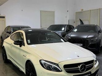 mercedes c63 s amg coupé 4,0 v8 bi-turbo 510ch - immat ?? - burmester - toit - caméra 360 - sieges électriques chauffants