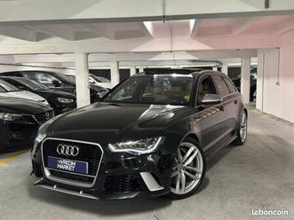 audi rs6 avant v8 4.0 tfsi 560 quattro tiptronic 8/audi exclusive green/to/céramiques/bo/caméra 360°