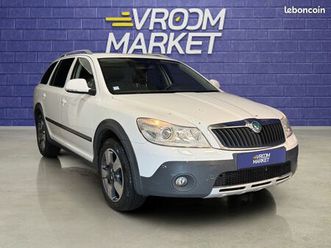 skoda octavia combi 4x4 2.0 tdi 140 4x4 scout plus dsg siege chauffant-radars de recul av,ar-courroie neuve-suivi complet