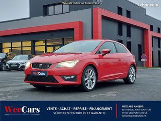 seat leon sc 1.8 tsi 180ch dsg7 fr - garantie 12 mois