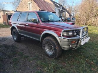 mitsubishi pajero sport 2.5 gls suv 4x4 1999 266000km ct ok-6mois 9cv 99cv/din