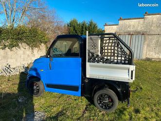 voiture sans permis benne plateau