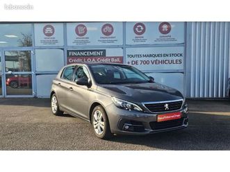 peugeot 308 active 1.5 bluehdi 130cv + camera de recul + navigation 3d + antibrouillard av