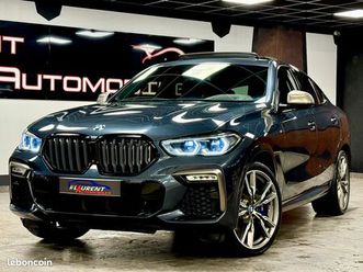 bmw x6 ( g06 ) m50i / m 50 i / v8 530 cv xdrive bva / m performance / carplay / toit ouvrant / hud / cuir / camera 360 / attelage elec / pas de malus (laurent a
