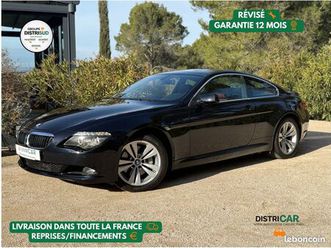 bmw 635d coupé pack luxe excellent etat garantie 12 mois reprises financements livraison toute france