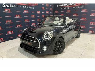 mini cooper s cabriolet 2.0i 192ch pack jcw surequipe - bvr sport phase 2 - garantie 6 mois