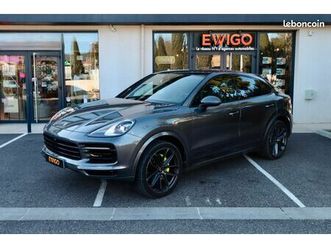 porsche cayenne coupé - 3.0l v6 e-hybrid 462ch - carplay - cam.360° - hayon elec. - toit pano