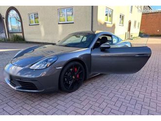 porsche 718 cayman s 350ch config parfaite, chrono, cuir étendu, sièges 18 pos, jantes 20, pse etc…
