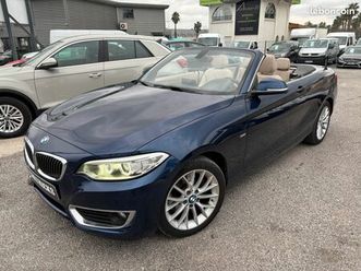 bmw série 2 cabriolet 220d bva luxury