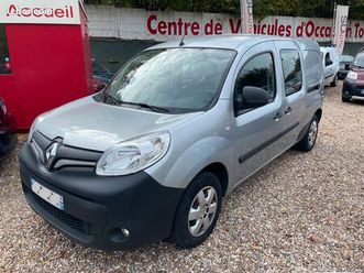 kangoo maxi dci 115ch cabine approfondie repliable - tva récupérable - utilitaire avec cg 4 places - 1è main - gs/bluetooth/s&s/regulateur.....