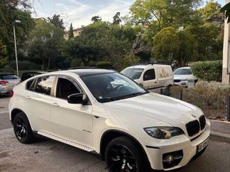 bmw x6 e71 xdrive40d – 306ch – 5 places (rare) – blanc / cuir marron