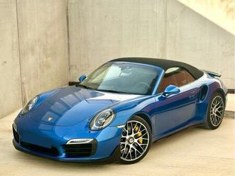 porsche 911 (991.1) turbo s cabriolet - approved - carbone - pack aéro - céramique