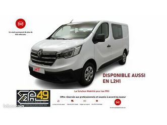 renault trafic van l1h1 cabine approfondie advance 3t blue dci 130 leasing - bien lire l'annonce - réservé aux professionnels avec kbis