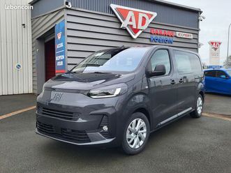 fiat scudo fg m 2.0 bluehdi 180ch s&s cabine approfondie fixe pack premium connect eat8 + kit bois