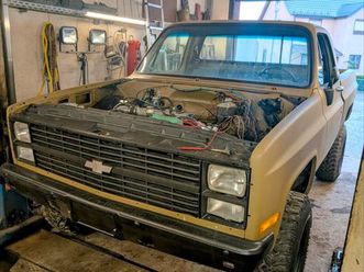 chevrolet k10 shortbed 6,5 turbo diesel umbau projektaufgabe