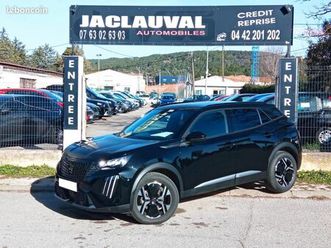 peugeot 2008 hybrid 145 e-dcs6 allure +démarre sans clés +navigation + peint metal