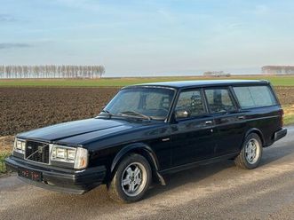 volvo 240 turbo estate usa 1985 schwarz 245