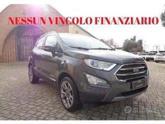 ford ecosport 1.0 ecoboost 100 cv titanium no vinc