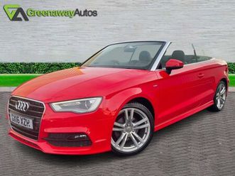 2016 audi a3 cabriolet 1.4 tfsi s line nav tronic