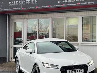 2022 audi tt 2.0 tfsi 40 s line coupe 3dr petrol s tronic euro 6 (start/stop) (197 ps) coupe petrol auto...