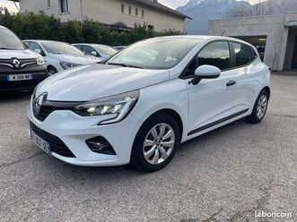 183 euros ttc par mois : clio 5 société média nav 2021 essence 2 places 1 ére main historique complet renault 7491
