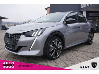 peugeot e-208 gt pack elektro 136 pano navi dab led shz