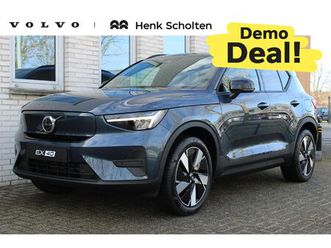 volvo ex40 single motor extended range business ed. 82 kwh | demo deal | denim blue metallic | verwarmbare voorstoelen | extra getint glas achter | stuurverwarm
