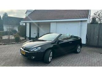 volkswagen golf 1.4 tsi 90kw cabrio 2012 zwart — volkswagen — marktplaats