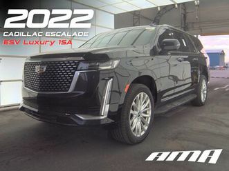 2022 cadillac escalade - esv luxury 1sa -