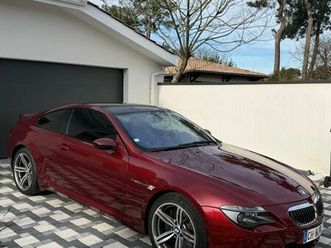 bmw m6 e63 coupé v10 507 chevaux rouge indianapolis 86000 kms