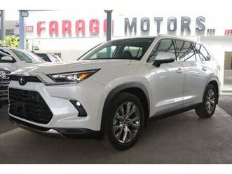 toyota grand highlander 2026 grand highlander hybrid limited awd