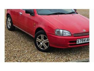 1998 toyota starlet rouge automatique conduite à droite i...
