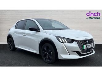 2021 peugeot e-208 100kw gt premium 50kwh 5dr auto