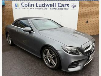 2.0 e300 amg line cabriolet g-tronic+ euro 6 (start/stop) 2dr
