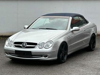 mercedes-benz clk 500 cabrio aut.*leder*xenon*navi*bose*alu 19
