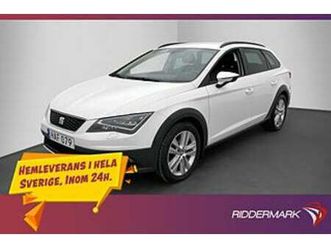 seat leon x-perience tsi 125hk kamera carplay halvskinn