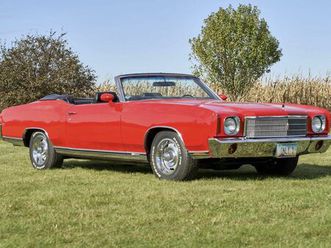 custom drop-top: 1970 chevrolet monte carlo convertible with a 454 v8