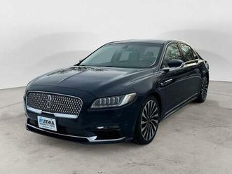 used 2017 lincoln continental black label
