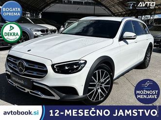 mercedes-benz e-razred e 220 d 4m all-terrain zrak-led-kamera-memory