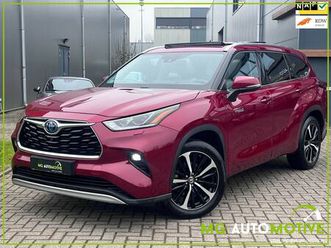 toyota highlander - 2.5 awd hybrid premium | btw |leder | pano | 7 persoons | stoel/stuurverwarming | hud
