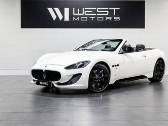 maserati grancabrio sport 4.7 v8 460 bva – immat france historique limpide sièges régulateur de vitesse