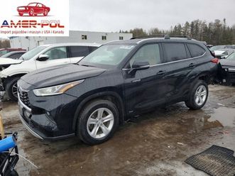 toyota highlander hybrid platinum 2021 2.5l 2.5 hybryda 243km