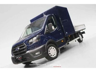 ford transit 2.0 tdci plateau ridelle + coffre hors tva