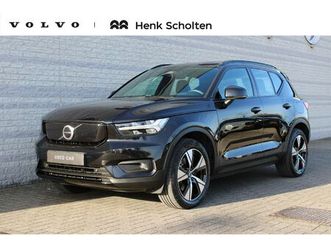 volvo xc40 recharge p8 awd r-design | onyx black metallic | dealeronderhouden | power seats | charcoal leder | 19