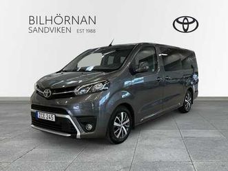 toyota proace verso long 2,0 premium automat drag motorvärmare vinterhjul