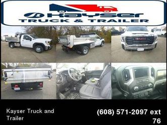 2026 gmc 3500hd 4x4 9’ stainless steel dump truck