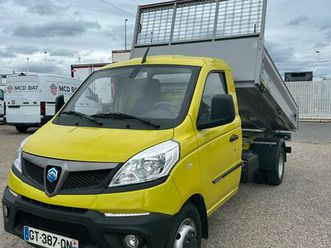 piaggio porter np6 3250 neuf benne jpm – essence gnv – utilitaire benne déstockage