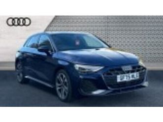 audi a3 5dr audi a3 sportback s line tfsi 116 ps s tronic